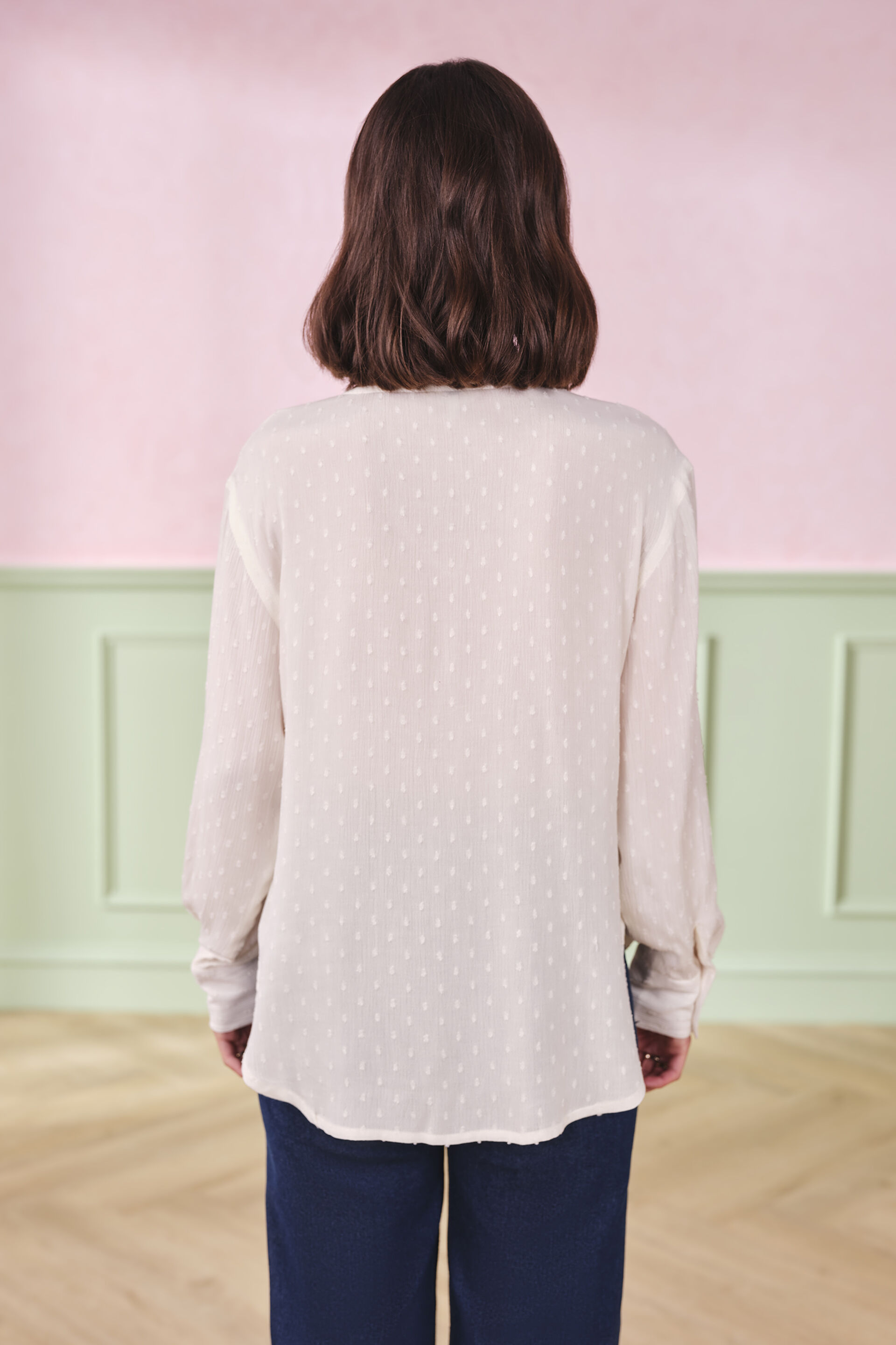 Arctic Breeze Viscose Top, White, image 4